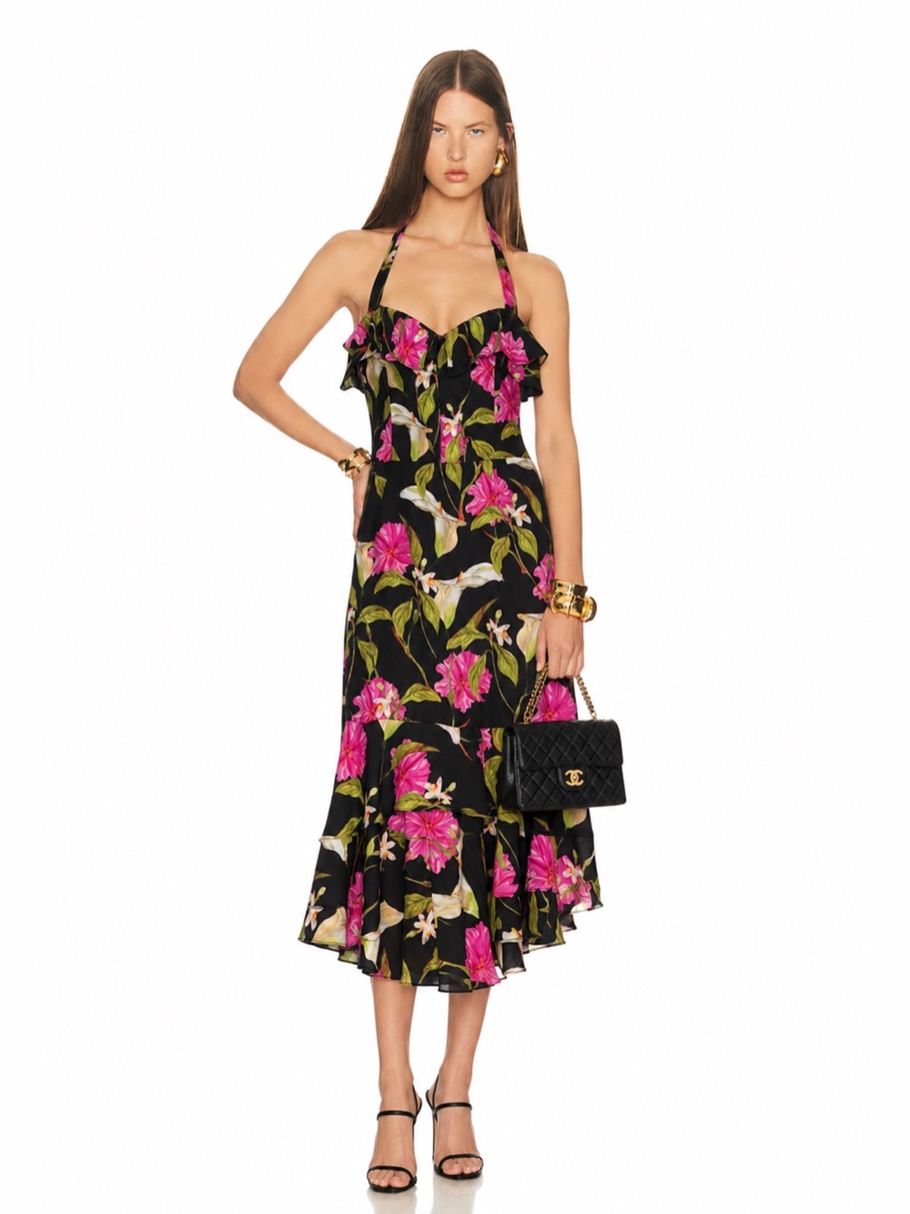 MILLY Halter Dress
